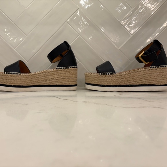 See by Chloe Black Glyn Espadrille Sandals - Picture 6 of 7